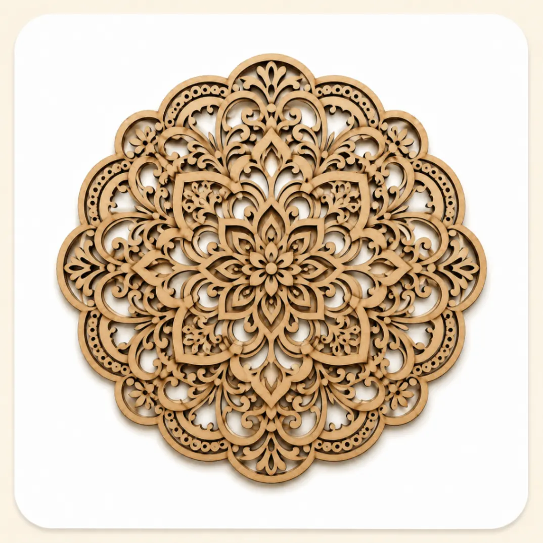 Mandala rendada para decoração